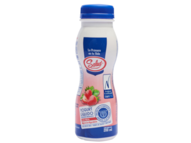 Yogurt Líquido Semidescremado con Fresa - Salud - Salud